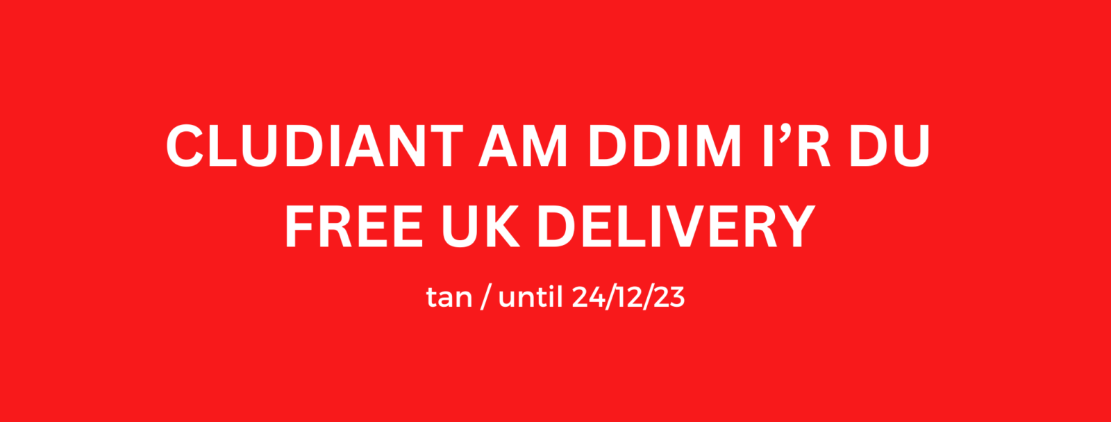 FREE UK DELIVERY